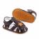 Sandalute maro cu stea galbena (marime disponibila: 3-6 luni (marimea 18