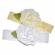 Bentita din dantela cu floare aplicata (culoare: albastru, marime disponibila: