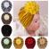 Caciulita tip turban din catifea cu floare aplicata (marime disponibila: 3-6