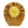 Caciulita tip turban din catifea cu floare aplicata (marime disponibila: 3-6