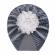 Caciulita tip turban din catifea cu floare aplicata (marime disponibila: 6-9
