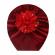 Caciulita tip turban din catifea cu floare aplicata (marime disponibila: 6-9