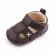 Pantofiori maro decupati (marime disponibila: 3-6 luni (marimea 18