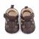 Pantofiori maro decupati (marime disponibila: 3-6 luni (marimea 18