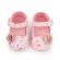 Pantofiori roz pentru fetite - frunzulite colorate (marime disponibila: 3-6