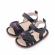 Sandalute negre pentru fetite - love (marime disponibila: 3-6 luni (marimea 18