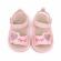 Sandalute roz pentru fetite - love (marime disponibila: 3-6 luni (marimea 18