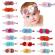 Bentita cu 3 floricele aplicate (marime disponibila: 0-12 luni, model: 5)