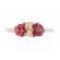 Bentita cu 3 floricele aplicate (marime disponibila: 0-12 luni, model: 5)