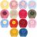 Caciulita tip turban - floricica (marime disponibila: 6-9 luni (marimea 19