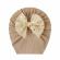 Caciulita tip turban cu fundita din tulle aplicata (marime disponibila: 6-9
