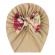 Caciulita tip turban cu fundita inflorata (marime disponibila: 3-6 luni