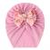 Caciulita tip turban cu fundita inflorata (marime disponibila: 3-6 luni