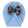 Caciulita tip turban cu fundita inflorata (marime disponibila: 6-9 luni