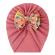 Caciulita tip turban cu fundita inflorata (marime disponibila: 6-9 luni