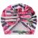 Caciulita tip turban inflorata cu fundite in fata (marime disponibila: 6-9 luni