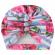 Caciulita tip turban inflorata cu fundite in fata (marime disponibila: 6-9 luni