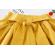 Costumas alb cu galben pentru fetite - cirese (marime disponibila: 9-12 luni