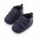 Ghetute bleumarine din material tip piele intoarsa (marime disponibila: 3-6