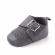 Pantofi eleganti gri cu catarama (marime disponibila: 3-6 luni (marimea 18