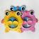 Aparatoare de sampon ajustabila - little frog (culoare: bleu)