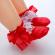 Sosete cu danteluta si fundita din tulle si satin (marime disponibila: 0-3