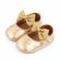 Pantofiori aurii din lac cu puncte argintii (marime disponibila: 6-9 luni