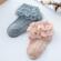 Sosetele cu model din tesatura si danteluta (marime disponibila: marimea 25,