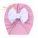 Caciulita tip turban cu fundita in fata (marime disponibila: 3-6 luni (marimea