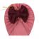 Caciulita tip turban cu fundita in fata (marime disponibila: 3-6 luni (marimea