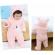 Combinezon plusat roz - ursulet (marime disponibila: 9-12 luni (marimea 20