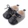 Pantofiori eleganti negru cu alb in zig zag (marime disponibila: 3-6 luni
