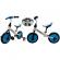 Bicicleta cu pedale si roti ajutatoare r-sport p1- albastru