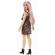 Papusa barbie fashionistas cu par roz