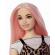 Papusa barbie fashionistas cu par roz
