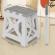 Scaun pliabil din plastic rezistent, 33 cm, compact si usor de transportat, ideal pentru casa, bucatarie sau camping