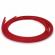 Set protectie jante, calitate premium, 4 inele din plastic, culoare rosu
