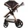 Carucior copii 3 in 1 chipolino havana obsidian gold
