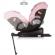 Scaun auto chipolino tourino i-size 40-150 cm flamingo cu sistem isofix