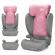 Scaun auto kinderkraft i-spark i-size 100-150 cm roz