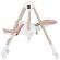 Scaun de masa chipolino milk shake 2 in 1 flamingo