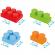Set constructie pilsan master blocks 224 piese galben