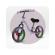 Bicicleta fara pedale cu roti led momi isoka purple