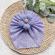 Caciulita tip turban cu model ajurat si floare aplicata (marime disponibila: