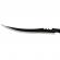 Sabie de vanatoare ideallstore®, fire blade, 70 cm, neagra
