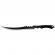 Sabie de vanatoare ideallstore®, fire blade, 70 cm, neagra