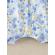 Salopeta alba cu floricele bleu si galbene (marime disponibila: 3-6 luni
