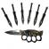 Set antrenament ideallstore, cutite de aruncat si box tip briceag, multicolor