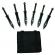 Set sase cutite de aruncat ideallstore®, army fury, otel inoxidabil, 19 cm