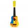 Chitara din lemn pentru copii cu corzi metalice ecotoys yellow